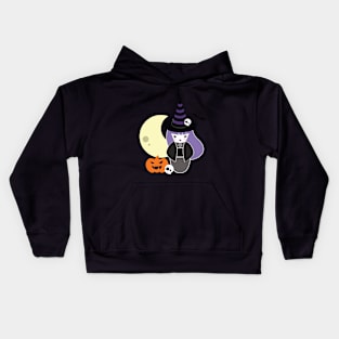 Halloween Witch Kokeshi Kids Hoodie